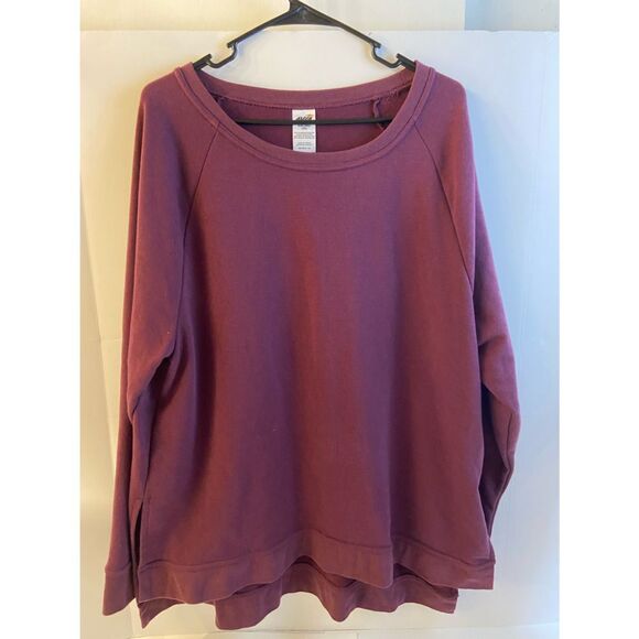 Avia sweatshirt LS xxl 20 burgundy rn#52469 2x - Picture 1 of 6